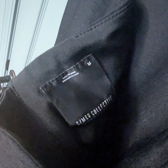 C/MEO Collective Medium Black Halter High Slit Dress - Picture 3 of 3